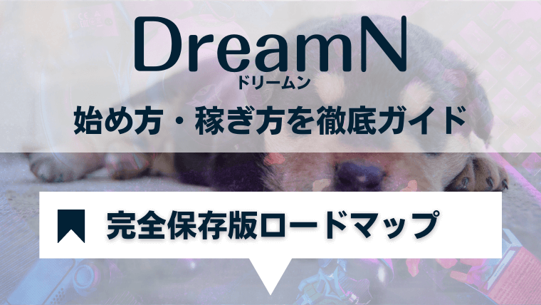 DreamN(ドリームン)の始め方・稼ぎ方